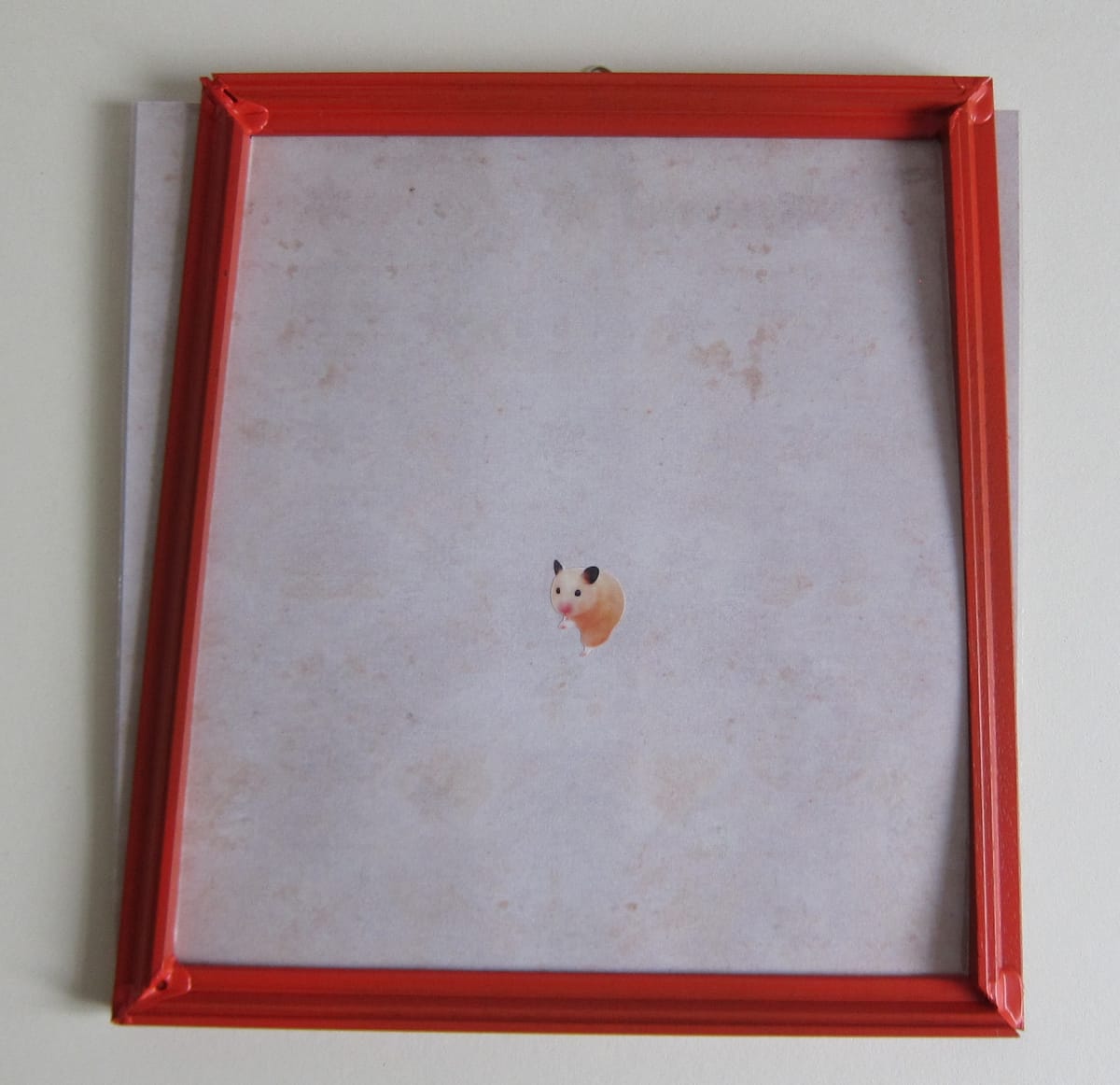 Selbstportrait als verschreckter Hamster