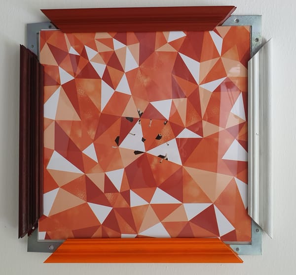 cow going abstract